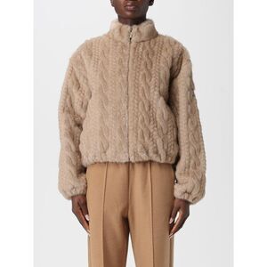 Ermanno Firenze Fur Coat Woman Brown